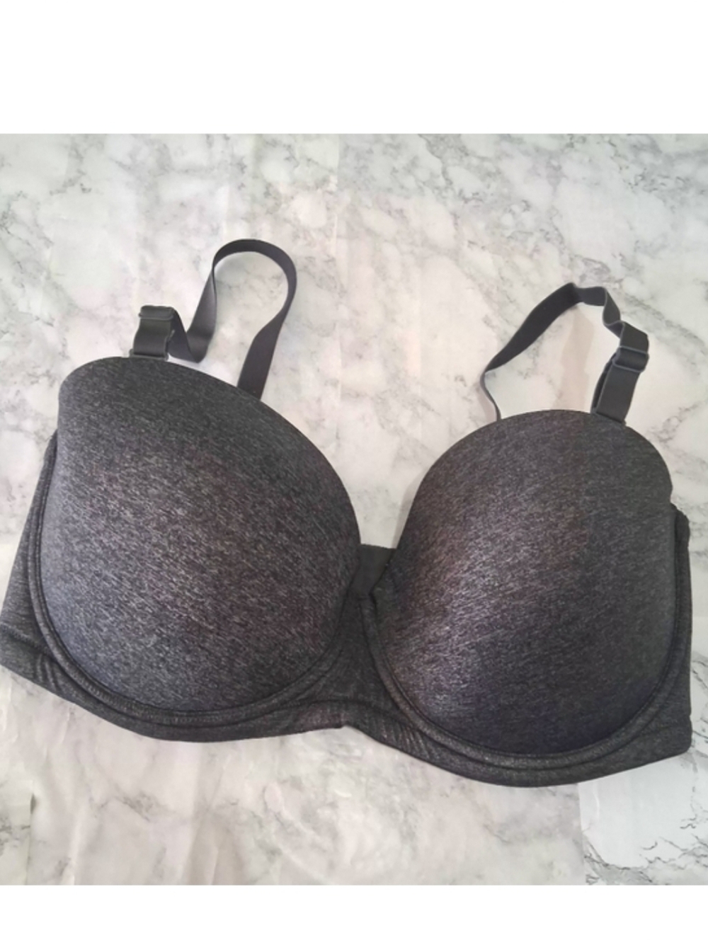 DELIMIRA Chic Gray Underwire Bra Size 40F (3D)